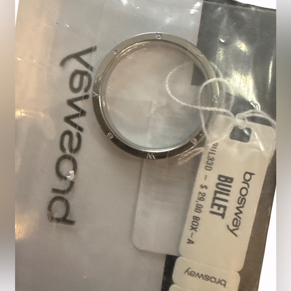 Brosway Men's Silver and Black Textured Ring
“Bullet” Fashion Ring 
Size 10
NWT - Picture 4 of 4